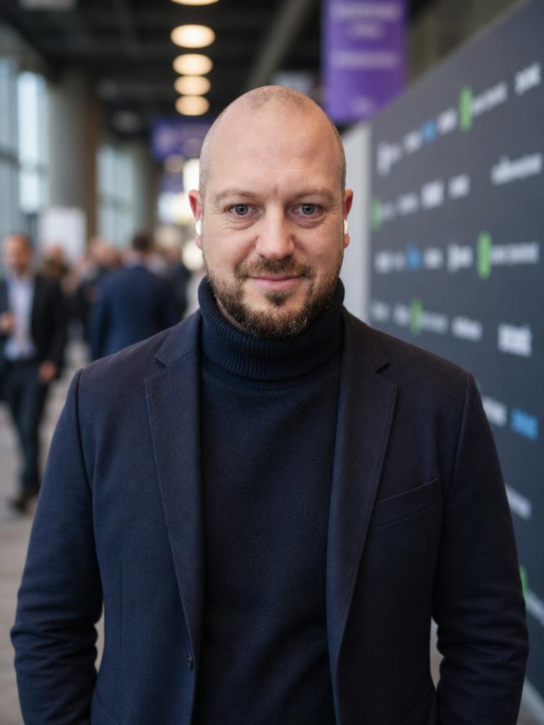 Julien Lepetit at a sector conference